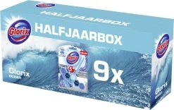 Glorix Power 5 Toiletblokken - Ocean - 9 Stuks - Halfjaarbox - Voordeelverpakking -Schoonmaakproducten Winkel 1200x760 2