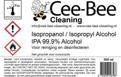 Cee-Bee Isopropanol | Isopropyl | IPA 99.9% Alcohol | 500 Ml -Schoonmaakproducten Winkel 1200x773