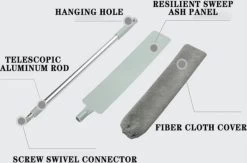 Verstelbare Stofdoek Voor Jaloezieën / Verstelbare Plumeau / Verstelbare Stofdoek / Reinigings Borstel Jaloezieën / Jaloerzieën Reiniger/ Intrekbare Stofborstel / Onder Kast Dweil / Intrekbare Verstelbare Plumeau / Stoffer / Schoonmaken Tips -Schoonmaakproducten Winkel 1200x791