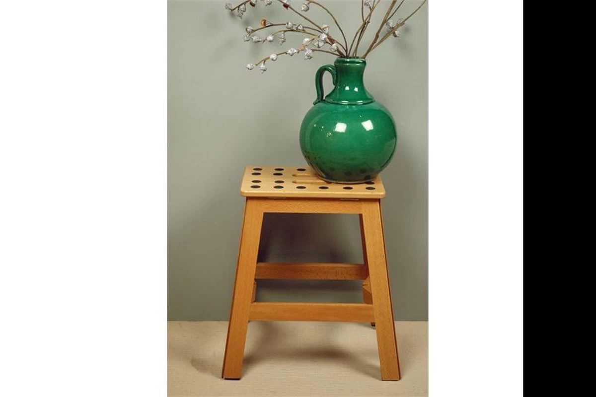 PUHLMANN - Inklapbare Kruk, JAMES, Hout, 41 Cm Hoog, Max 150 Kilo 8 PUHLMANN - Inklapbare Kruk, JAMES, Hout, 41 Cm Hoog, Max 150 Kilo - Afbeelding 6