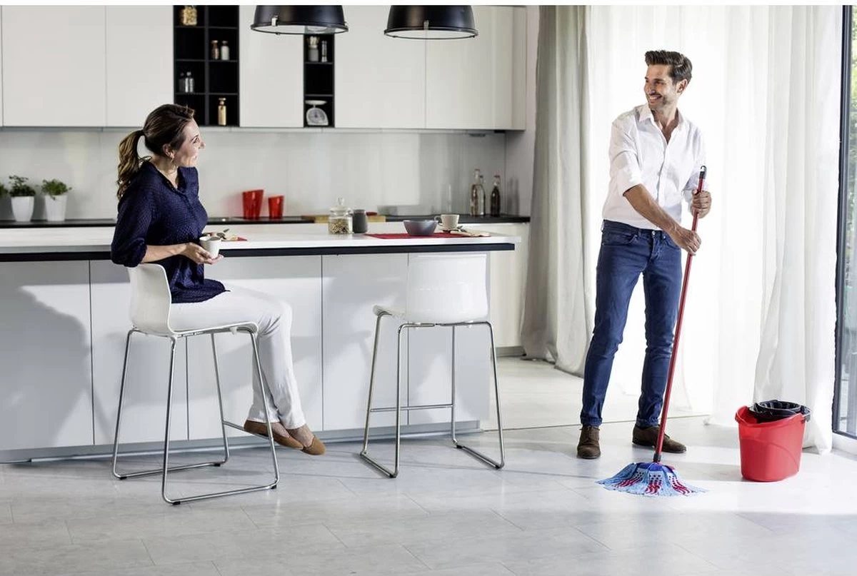 Vileda Super Mocio 3D Mop En Steel 6 Vileda Super Mocio 3D Mop En Steel - Afbeelding 4