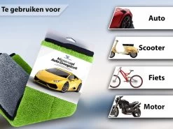 Droogdoek Auto - Badkamer - Drying Towel - Watermagneet - Microvezel - Doek - 45 X 38 Cm - Groen -Schoonmaakproducten Winkel 1200x900 44