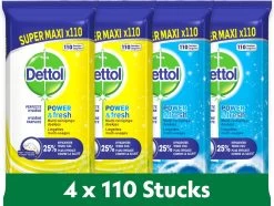 Dettol - 440 Schoonmaakdoekjes Power & Fresh - Citrus 220 Stuks - Oceaan 220 Stuks - Voordeelverpakking 12 Dettol - 440 Schoonmaakdoekjes Power & Fresh - Citrus 220 Stuks - Oceaan 220 Stuks - Voordeelverpakking -Schoonmaakproducten Winkel 1200x902 8