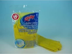 Multy - Huishoudhandschoenen Maat S - Natuurlatex/Kantoen - Geel -Schoonmaakproducten Winkel 1200x903 1