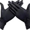 Merkloos Handschoenen Wegwerp Nitril - Latex Vrij - Ongepoederd - Zwart - Maat M - 100 Stuks -Schoonmaakproducten Winkel 1200x926