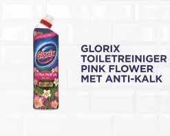 Glorix WC Powergel Toiletreiniger Pink Flower - 6 X 750 Ml - Voordeelverpakking -Schoonmaakproducten Winkel 1200x961 3