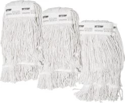 MAUS Dweil Set Compleet - Aluminium Dweilstok - 3 Recycled Moppen - Lichtgewicht Set Professional -Schoonmaakproducten Winkel 1200x987