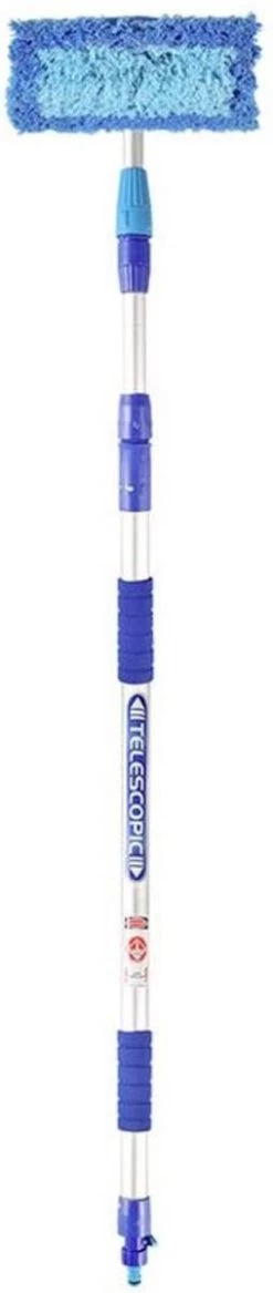 PROPLUS Pro Plus Wasborstel - Heavy Duty - Telescopische Steel - Uitschuifbaar Tot 3 Meter -Schoonmaakproducten Winkel 254x1200