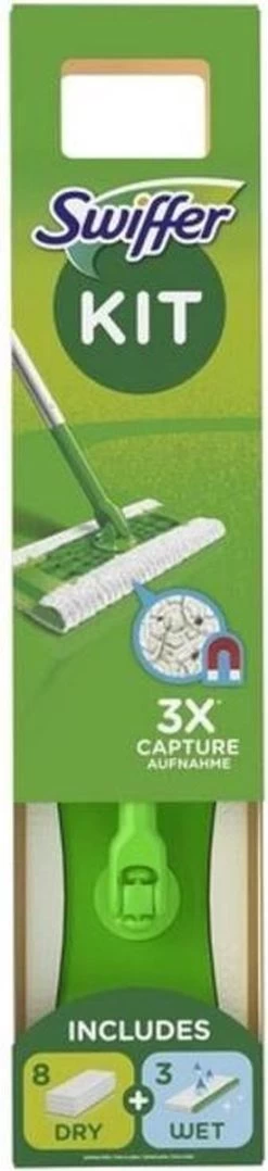 Swiffer Starterskit Vloerwisser Met 8 Stofdoeken En 3 Natte Doeken -Schoonmaakproducten Winkel 275x1200