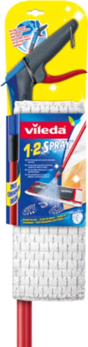Vileda 1.2 Spray - Vloerwisser - 36cm Wisbreedte - Rood 5 Vileda 1.2 Spray - Vloerwisser - 36cm Wisbreedte - Rood - Afbeelding 3