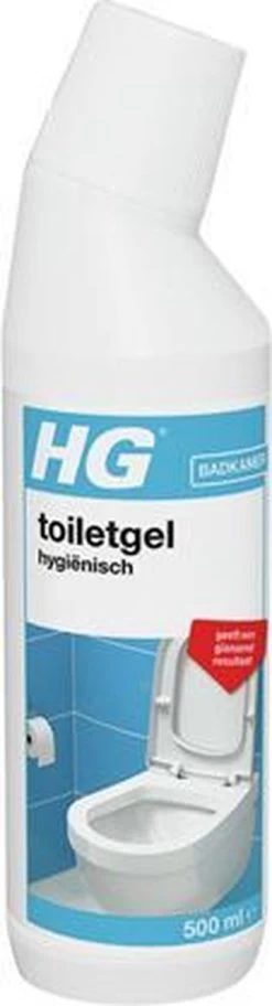 HG Toiletgel Hygiënisch - 500 Ml - Glanzend Resultaat - Krachtige Reiniger En Ontkalker -Schoonmaakproducten Winkel 325x1200 1