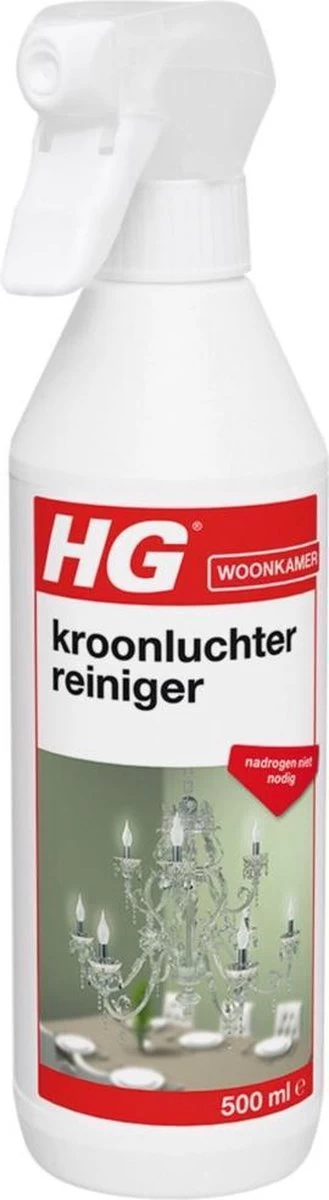 HG Kroonluchter Reiniger - 500ml - Snel Een Vlekkeloos Resultaat 4 HG Kroonluchter Reiniger - 500ml - Snel Een Vlekkeloos Resultaat - Afbeelding 2