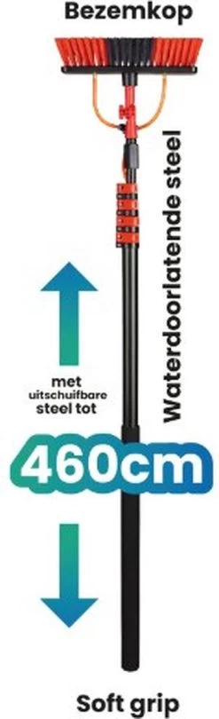 Chimb Telescopische Wasborstel - Uitschuifbare Waterborstel - Ramenwassen - 4,6 Meter - Met Zeepdispenser 21 Chimb Telescopische Wasborstel - Uitschuifbare Waterborstel - Ramenwassen - 4,6 Meter - Met Zeepdispenser -Schoonmaakproducten Winkel 366x1200