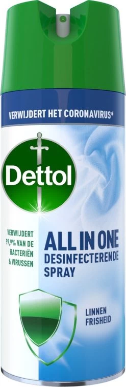 Dettol All In One Disinfectant Spray Linen - 400ml -Schoonmaakproducten Winkel 393x1200