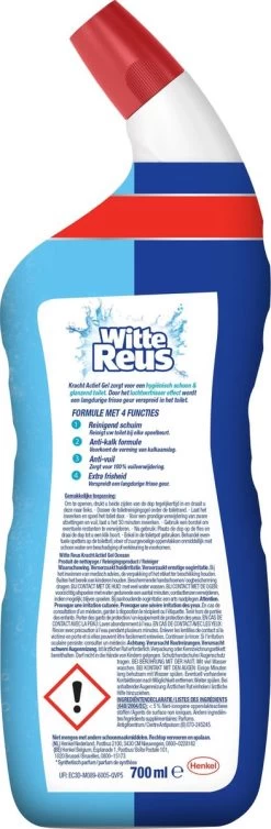 Witte Reus Toiletreiniger - Kracht Actief Gel Oceaan - Voordeelverpakking 10 X 700ml 16 Witte Reus Toiletreiniger - Kracht Actief Gel Oceaan - Voordeelverpakking 10 X 700ml -Schoonmaakproducten Winkel 393x1200 4