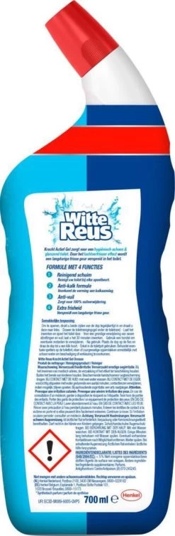 Witte Reus Toiletreiniger - Kracht Actief Gel Oceaan - Voordeelverpakking 10 X 700ml 17 Witte Reus Toiletreiniger - Kracht Actief Gel Oceaan - Voordeelverpakking 10 X 700ml -Schoonmaakproducten Winkel 393x1200 5