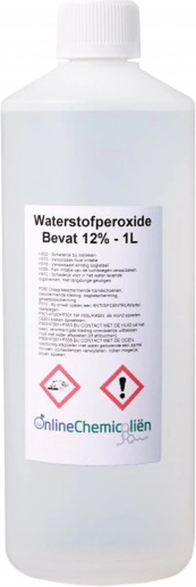 Waterstofperoxide 12% - Hydrogen Peroxide - 1liter