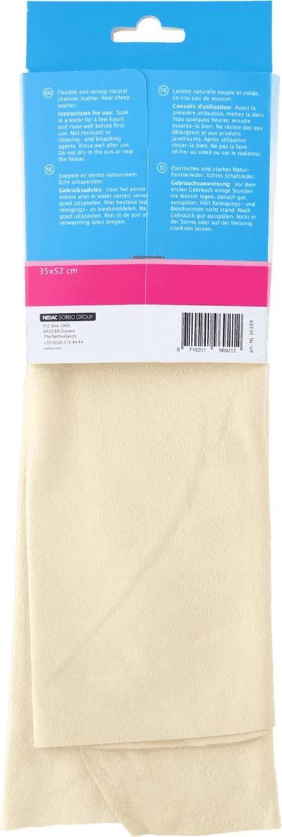 Sorbo Natuurzeem - Maat L - 35x52cm 4 Sorbo Natuurzeem - Maat L - 35x52cm - Afbeelding 2