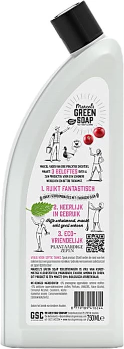 Marcel's Green Soap Toiletreiniger Patchouli & Cranberry - 750 Ml 13 Marcel's Green Soap Toiletreiniger Patchouli & Cranberry - 750 Ml -Schoonmaakproducten Winkel 429x1200
