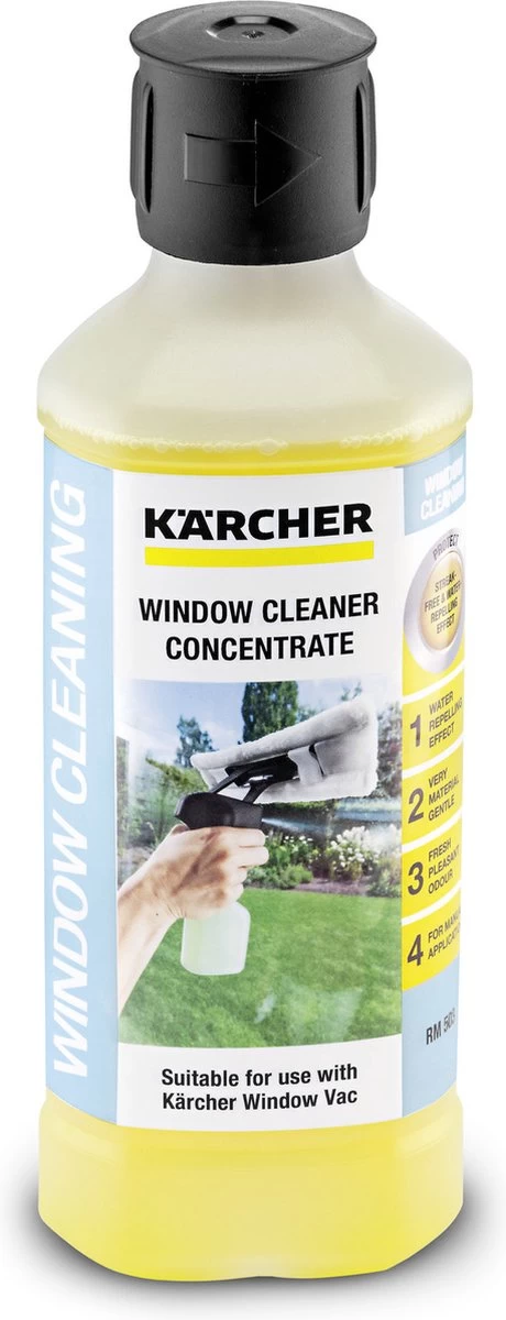 Kärcher Glasreiniger - Raamreinigingsconcentraat 500ml - RM503 3 Kärcher Glasreiniger - Raamreinigingsconcentraat 500ml - RM503