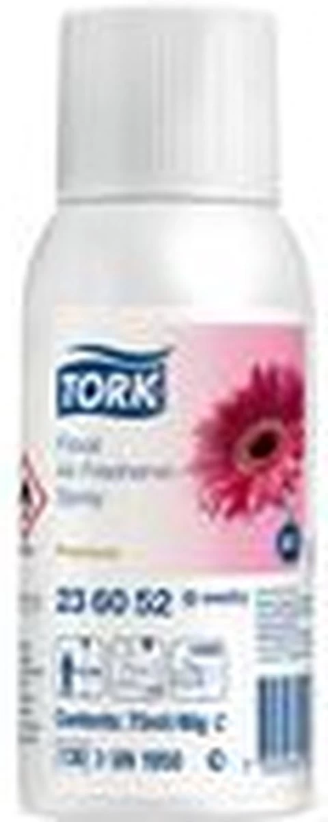 Tork Navulling Voor Luchtverfrisser Bloemen Systeem A1 Flacon Van 75 Ml 4 Tork Navulling Voor Luchtverfrisser Bloemen Systeem A1 Flacon Van 75 Ml - Afbeelding 2
