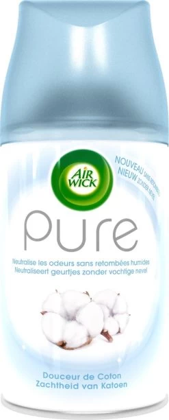 Air Wick Freshmatic Automatische Spray Luchtverfrisser - Pure Zachtheid Van Katoen Navulling - 3 Stuks - Voordeelverpakking 11 Air Wick Freshmatic Automatische Spray Luchtverfrisser - Pure Zachtheid Van Katoen Navulling - 3 Stuks - Voordeelverpakking -Schoonmaakproducten Winkel 484x1200 3