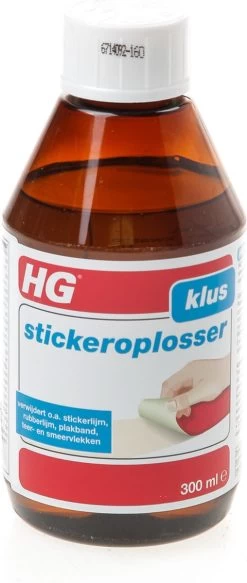 HG Stickerverwijderaar - 300ml - Eenvoudig In Gebruik - 100% Lijmrestenverwijdering -Schoonmaakproducten Winkel 508x1200