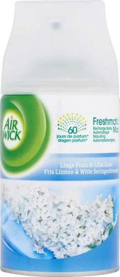 AIRWICK Freshmatic Automatische Spray Refill Frisse Linnen & Witte Bloemen Krimp - (3x250ml) -Schoonmaakproducten Winkel 519x1200 3