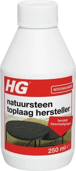 HG Natuursteen Toplaag Hersteller - 250 Ml - Herstelt Beschadigingen - Voor Marmer En Alle Andere Kalkhoudende Natuursteensoort -Schoonmaakproducten Winkel 534x1200