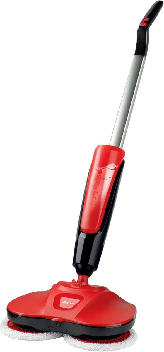 VILEDA® | Looper | Elektrische Vloerwisser | Vileda Dweil | Vileda Mop | Spray Mop | Vloerwisser | Vloerreiniger | Draadloos | Incl. 2 Rode Microvezeldoeken 3 VILEDA® | Looper | Elektrische Vloerwisser | Vileda Dweil | Vileda Mop | Spray Mop | Vloerwisser | Vloerreiniger | Draadloos | Incl. 2 Rode Microvezeldoeken