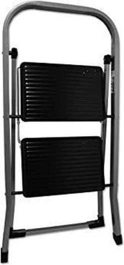 Excellent Houseware Inklapbare Keukentrap - 2 Treden - Tot 150kg - Metaal -Schoonmaakproducten Winkel 561x1200