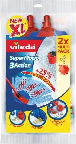 Vileda Vervanging SuperMocio 3 Action - Navulling Voor De Vileda SuperMocio - 2 Stuks 19 Vileda Vervanging SuperMocio 3 Action - Navulling Voor De Vileda SuperMocio - 2 Stuks -Schoonmaakproducten Winkel 635x1200