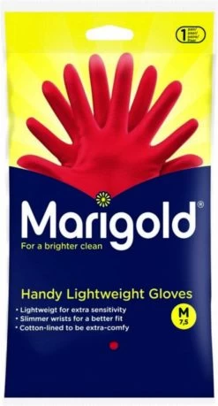 Marigold Medium - Huishandschoenen - Rood - Lichtgewicht - Met Katoenen Voering 8 Marigold Medium - Huishandschoenen - Rood - Lichtgewicht - Met Katoenen Voering -Schoonmaakproducten Winkel 646x1200 2