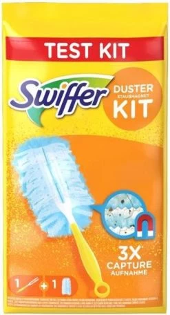 Swiffer Stof Magneet Starter Kit (handle + 1 Linnen) -Schoonmaakproducten Winkel 650x1200