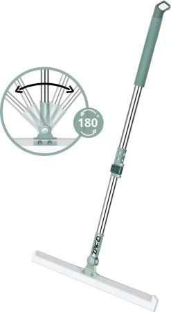 Zafio Vloertrekker Met Steel Vloerwisser Watertrekker Badkamer Douche - 80 / 130 Cm - Uitschuifbaar