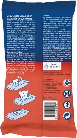 BLUE WONDER XL Desinfectie Reiniger Doekjes 7 BLUE WONDER XL Desinfectie Reiniger Doekjes -Schoonmaakproducten Winkel 668x1200 1