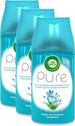 Air Wick Freshmatic Automatische Spray - Luchtverfrisser - Pure Lentedauw Navulling - 3 Stuks -Schoonmaakproducten Winkel 718x1200