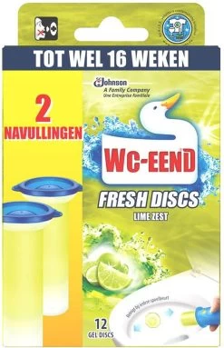 WC Eend Fresh Discs Navul Duo Lime 72 Ml -Schoonmaakproducten Winkel 773x1200 1