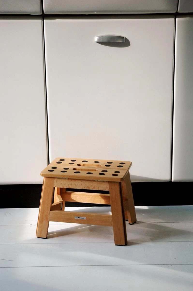 PUHLMANN - Inklapbare Kruk, JAMES, Hout, 23 Cm Hoog, Max 150 Kilo 6 PUHLMANN - Inklapbare Kruk, JAMES, Hout, 23 Cm Hoog, Max 150 Kilo - Afbeelding 4