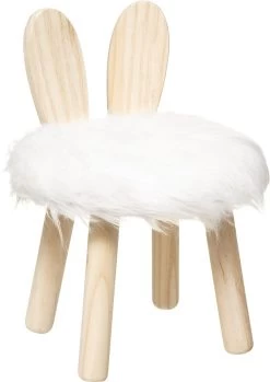 Atmosphera Kinderkrukje Konijn - Kruk - Kinderstoeltje - Dia 27 Cm H38 Cm