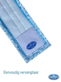 Spargo Dweilen | Vervangingsdoek | Microvezel Vloerdoek| Universeel | Premium Quality | Met Zware Schuimvoering