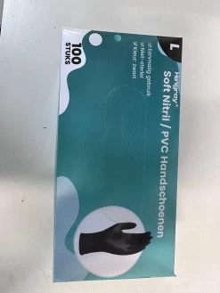 Handschoenen Wegwerp Nitril - Latex Vrij - Ongepoederd - Zwart - Maat L - 100 Stuks -Schoonmaakproducten Winkel 900x1200 19