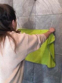 Microvezelstore.nl - Droogdoek Badkamer - Quick Dry / Fastdry Droogdoek - Groot 60x90cm - Grijs -Schoonmaakproducten Winkel 900x1200 22