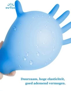 Intco Nitril Handschoenen - 100 Stuks Nitril Wegwerp Handschoenen - Poedervrij, Latexvrij - Onderzoekshandschoenen - Maat: M - Blauw -Schoonmaakproducten Winkel 940x1200 2