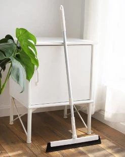 Amenzo® Vloertrekker Met Steel - Vloerwisser - 35 Cm + 120 Cm Steel - Uitschuifbare Aluminium Steel - Badkamer – Trekker - Vloerwisser Wit – Watertrekker -Schoonmaakproducten Winkel 955x1200