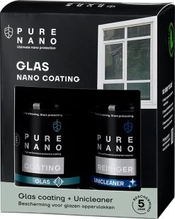 PURE NANO Glas - Nano Coating Voor 5 Jaar Heldere Ramen Met Minder Schoonmaakwerk - 250 Ml -Schoonmaakproducten Winkel 956x1200 2