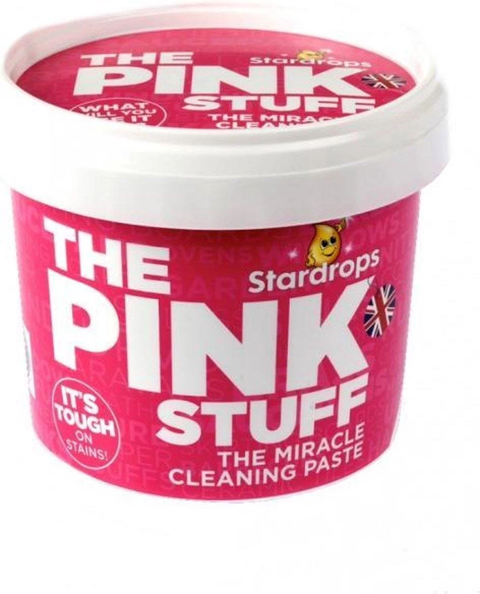 Stardrops The Pink Stuff Het Wonder Schoonmaakmiddel - 500g - Allesreiniger - Inclusief 1 Scrub Daddy Schuurspons 6 Stardrops The Pink Stuff Het Wonder Schoonmaakmiddel - 500g - Allesreiniger - Inclusief 1 Scrub Daddy Schuurspons - Afbeelding 4