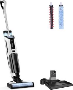 Aigostar 3 In 1 Vloerreiniger - Stofzuiger En Dweilen In 1 - Steelstofzuiger Met Dweilfunctie - Dweilapparaat Draadloos - Whale 33ZDR -Schoonmaakproducten Winkel 979x1200