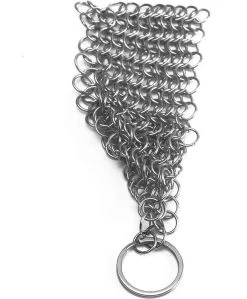 LOUZIR RVS Gietijzer Cleaner Voor Pannen - Metalen Borstel- Scrubmat- Zilver -Schoonmaakproducten Winkel 992x1200 5